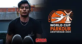 Rubén García, entre los mejores del Mundial de Parkour 2025