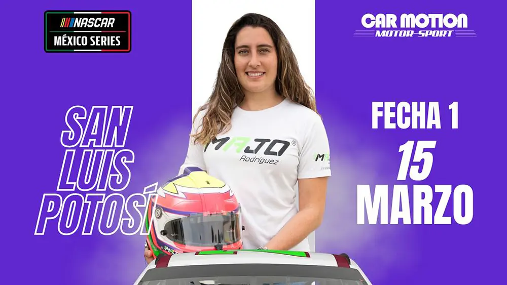 “Majo” Rodríguez alista debut en Nascar México 2026
