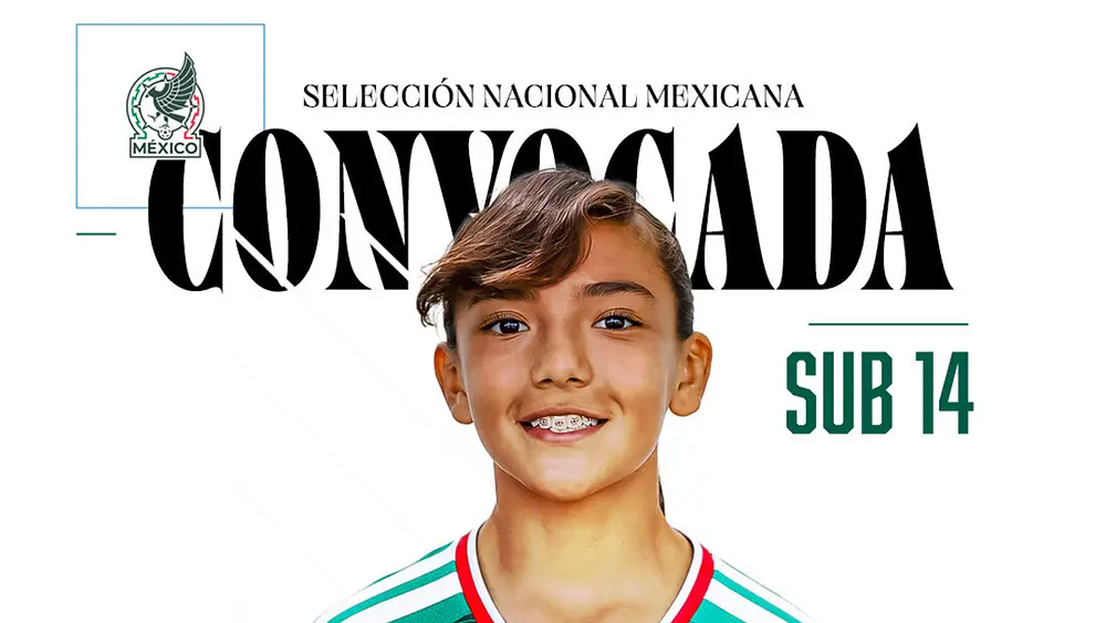 Enfranjadita Dany Ruiz, convocada a la Selección Mexicana Sub-14