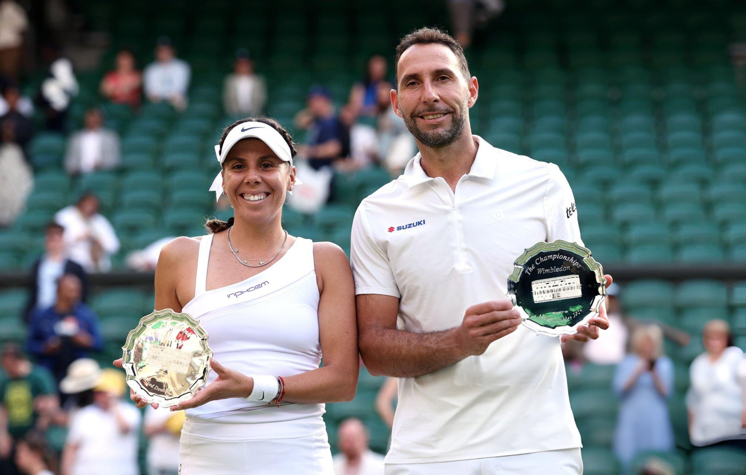 Mexicanos, subcampeones en mixtos de Wimbledon 2024