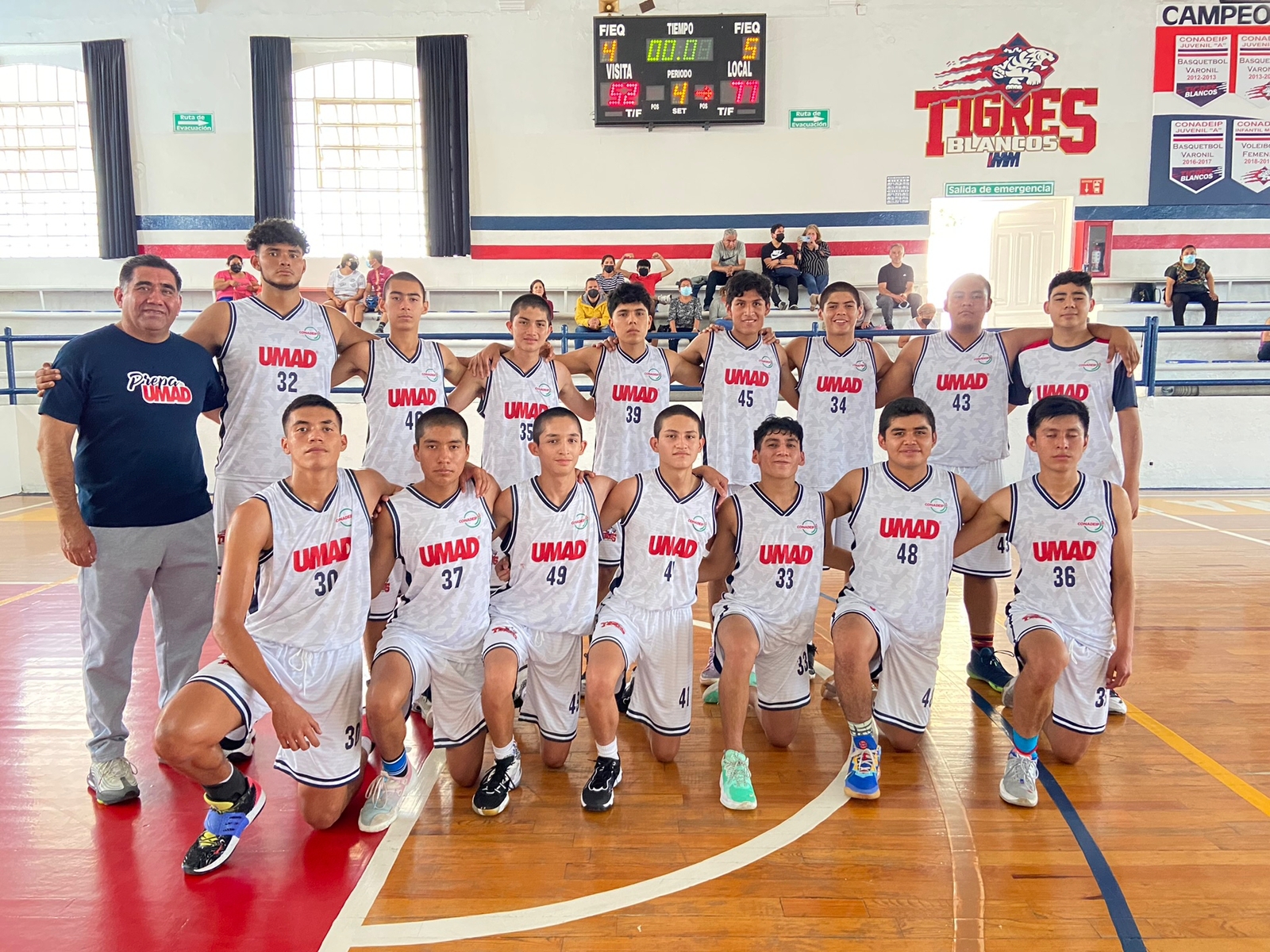 Convocan los Tigres Blancos UMAD a try out de basquetbol