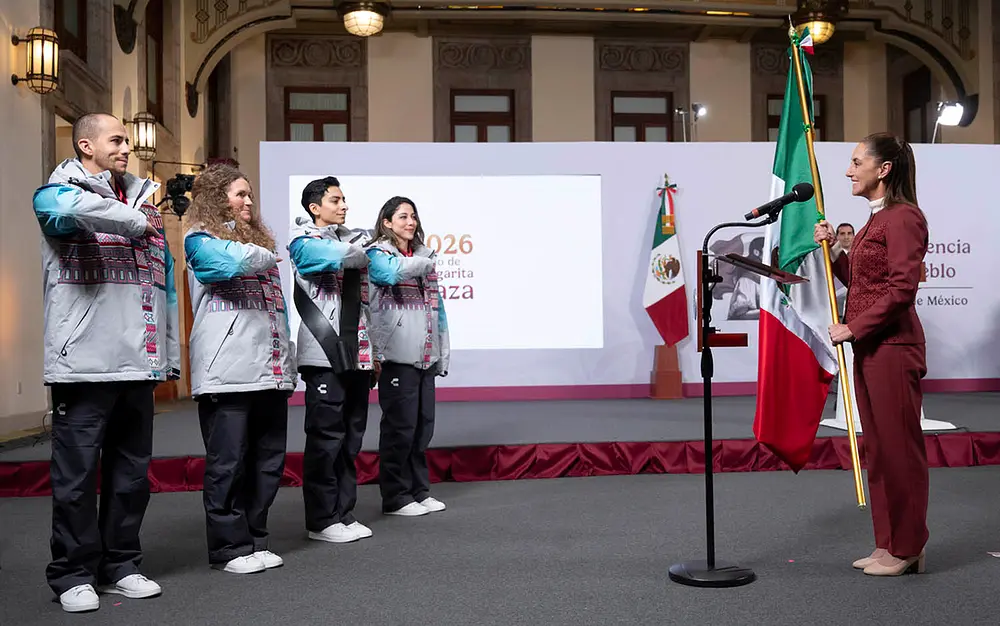 Sheinbaum abandera delegación de Milán-Cortina 2026