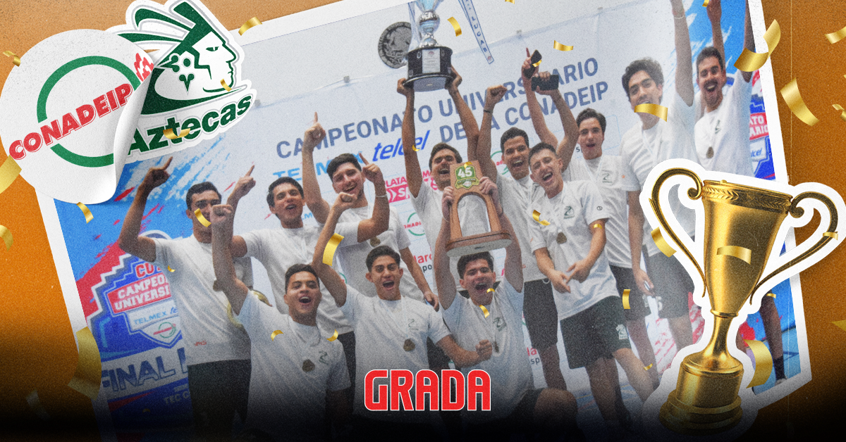 ¡Se corona Aztecas UDLAP en Final Four de voleibol de CONADEIP!