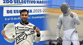 Gibran Zea, campeón en Selectivo Nacional de Esgrima 2025