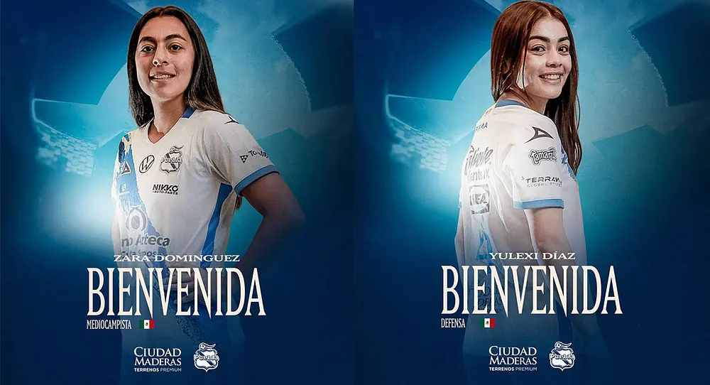 Club Puebla Femenil incorpora a Yulexi Díaz y Zara Domínguez