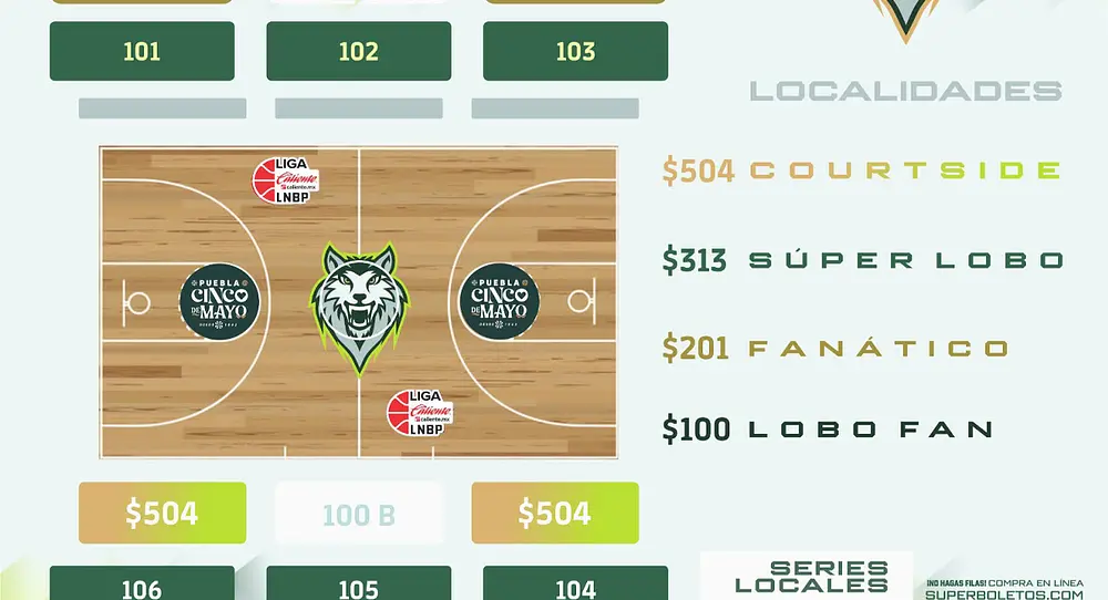 LNBP: Lobos Puebla inició venta de boletos para su debut