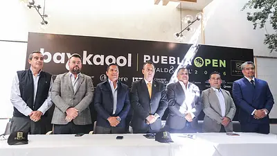 Presentan la novena edición del Puebla Open con bolsa de 2 mdp