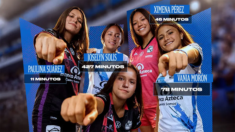 Puebla Femenil cumple minutos de menor del Clausura 2026