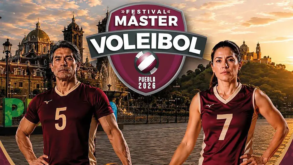Puebla, epicentro del Festival Máster de Voleibol 2026