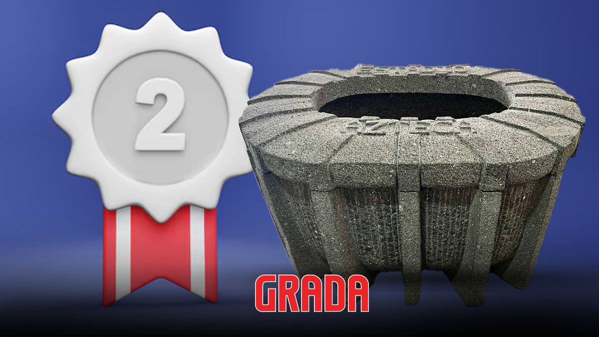Artesano poblano, 2.º lugar nacional por molcajete del Estadio Azteca