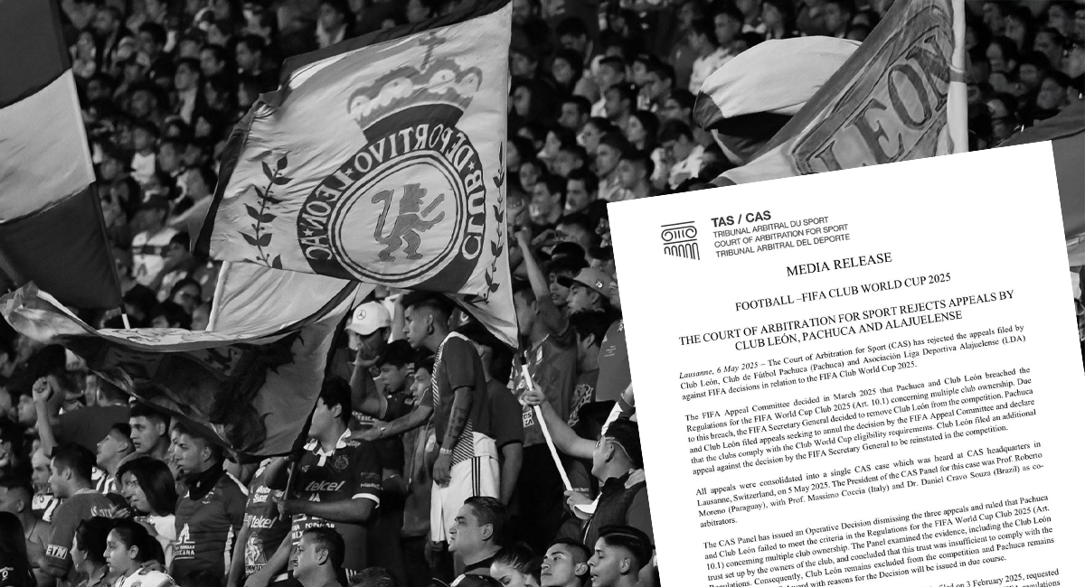 León, fuera del Mundial de Clubes; TAS desestima apelación