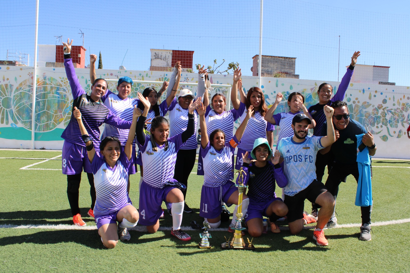 Topas FC, primeras campeonas nacionales de LFNC 5