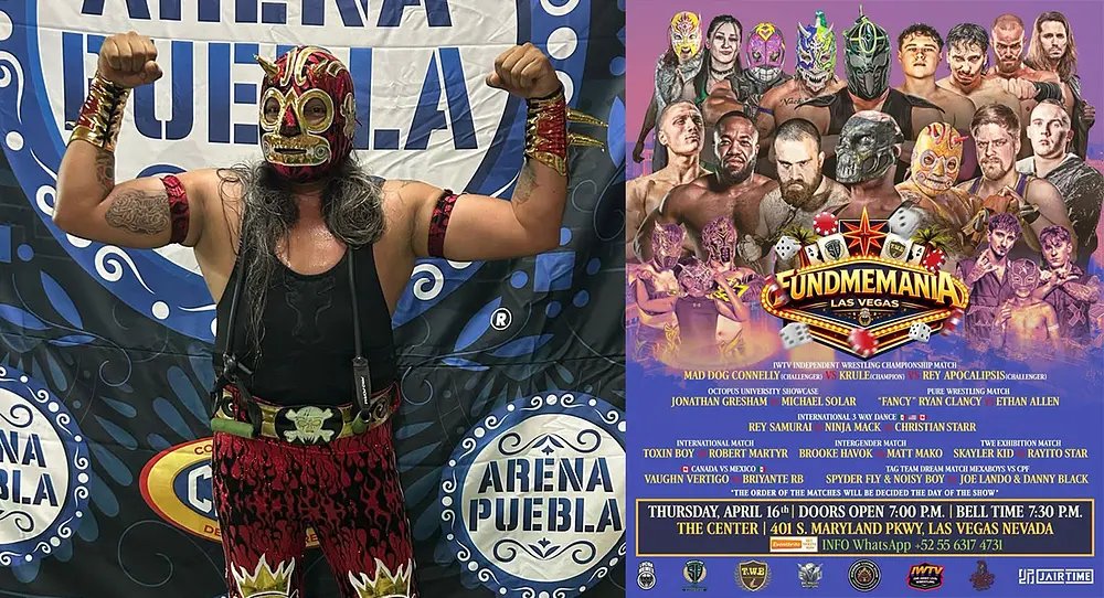 Rey Apocalipsis participará en FundMeMania en Las Vegas