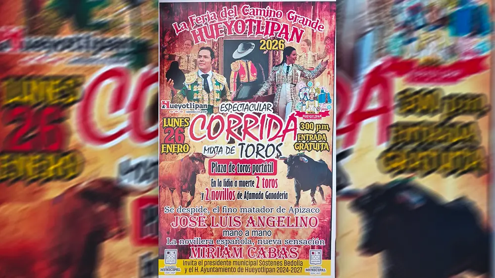Hueyotlipan alista Corrida Mixta y “Pamplonada” Camino Grande 2026