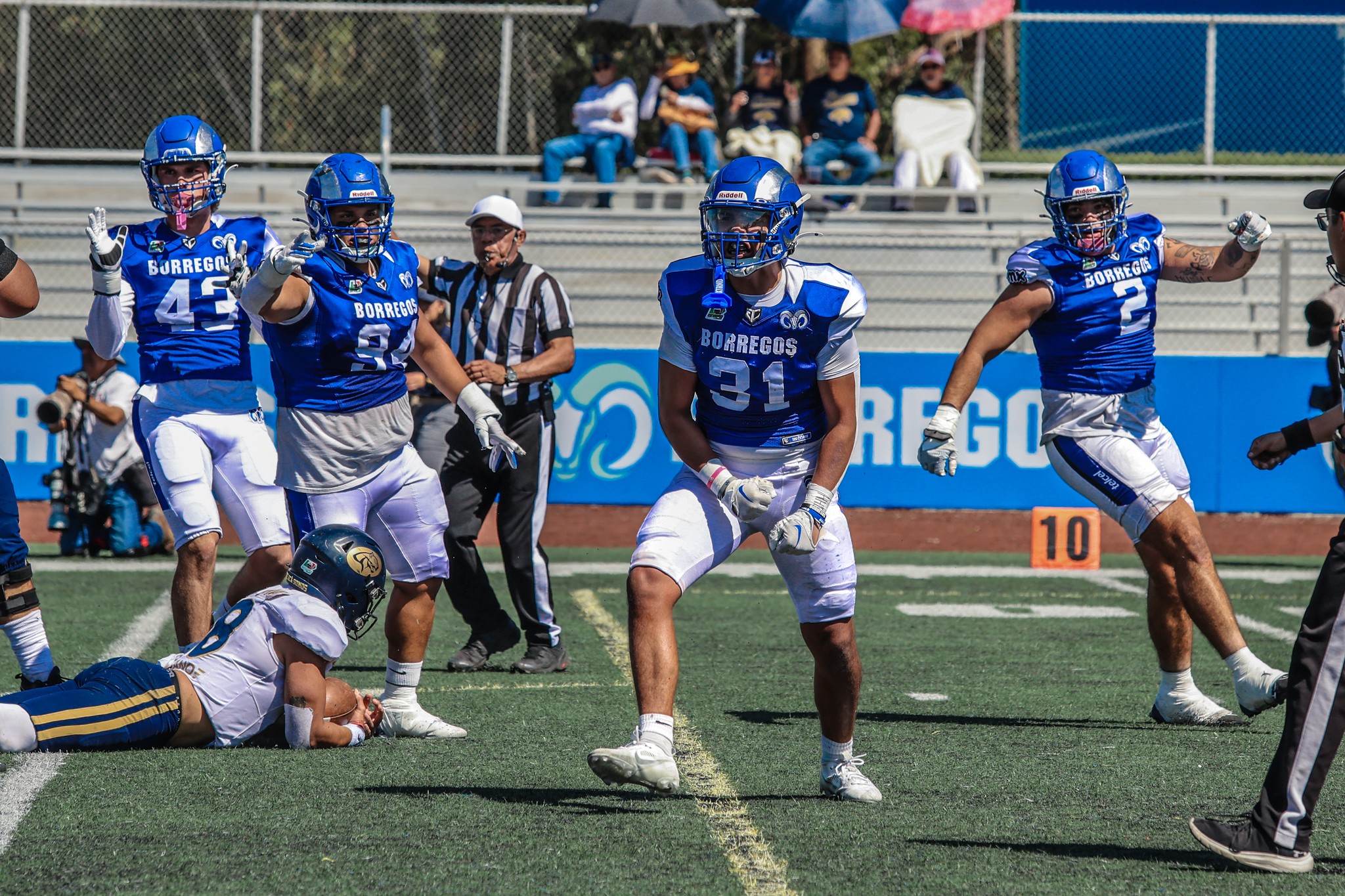 Con récord de 6-0, Borregos Puebla lidera la ONEFA