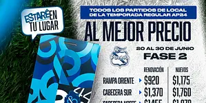 Aficionados “truenan” contra Club Puebla por costo del “Franjabono”