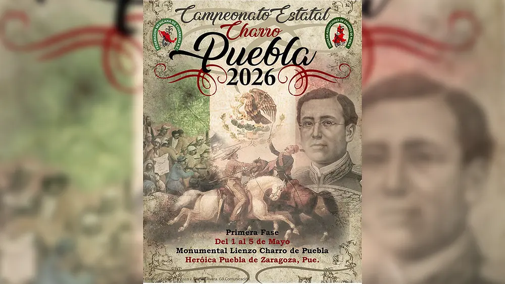 Puebla abre Estatal Charro rumbo al Nacional 2026