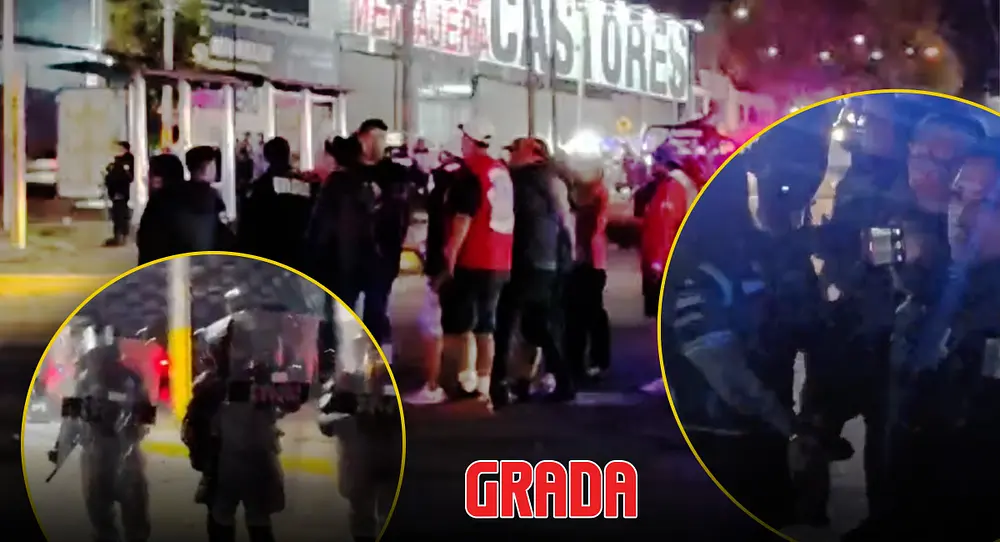 Violenta riña en el Puebla vs Toluca deja 4 detenidos