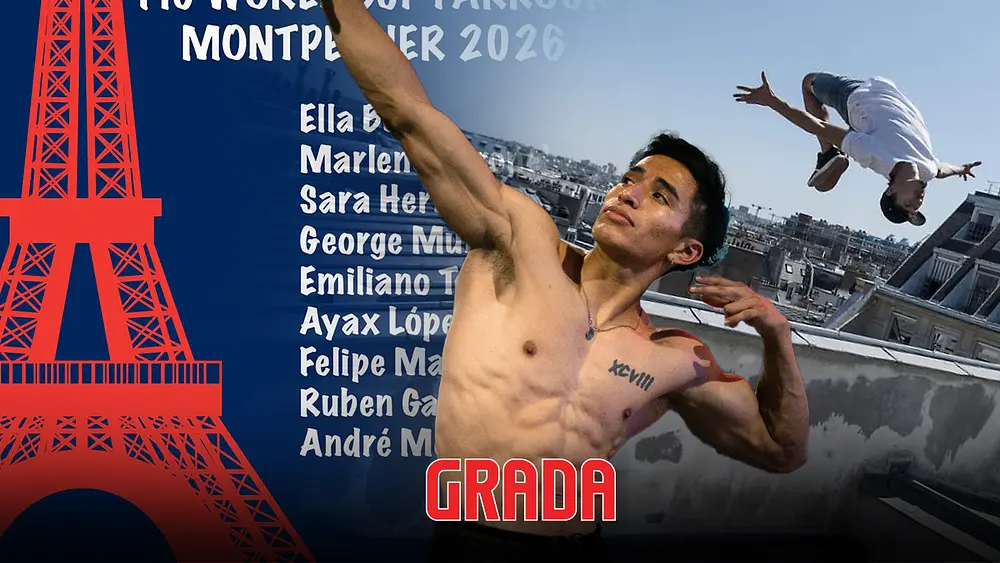 Rubén García, convocado al Mundial de Parkour en Francia