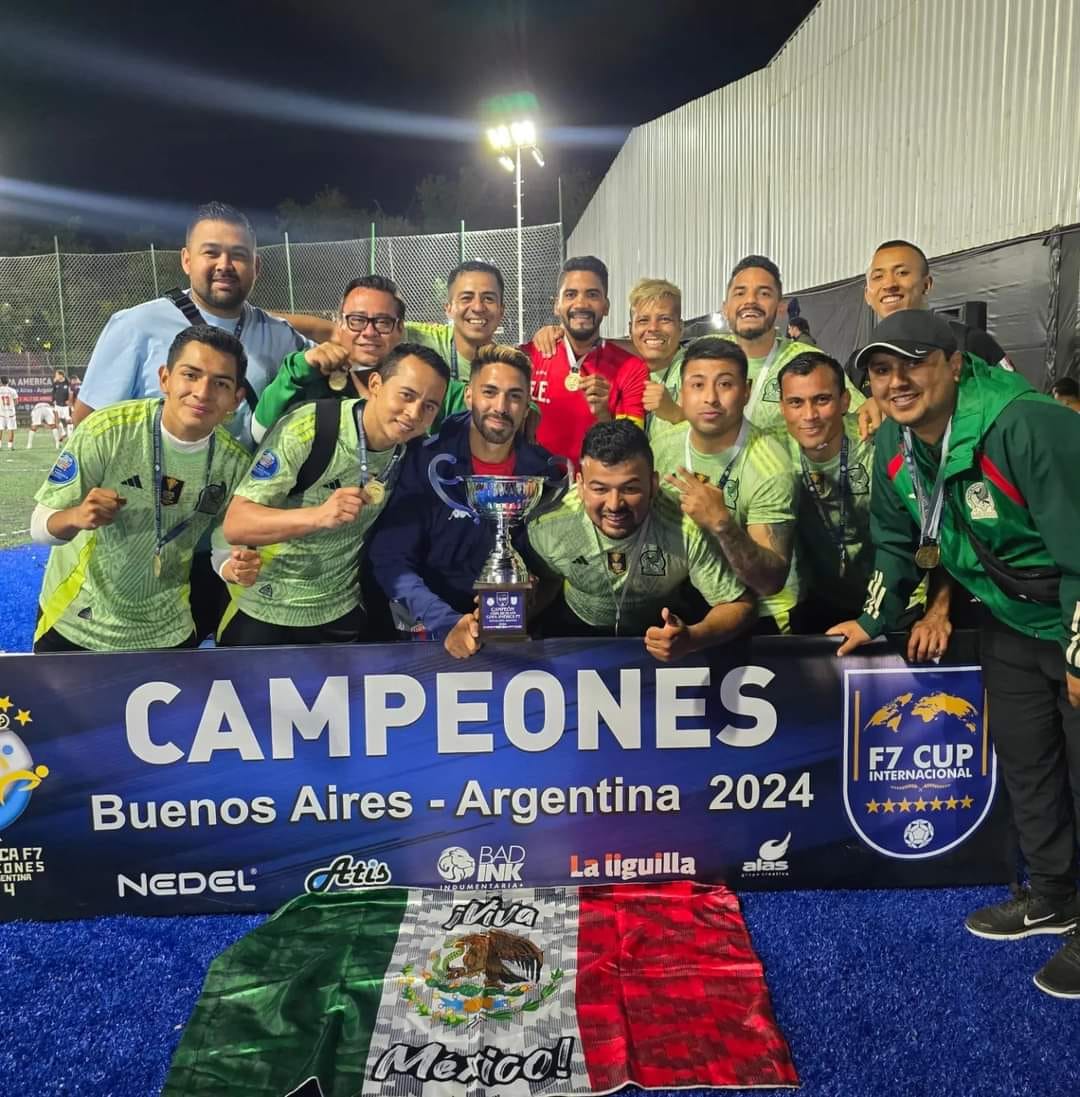 Con pocos apoyos y mucho corazón, poblanos se consagran campeones de Copa América Fut7